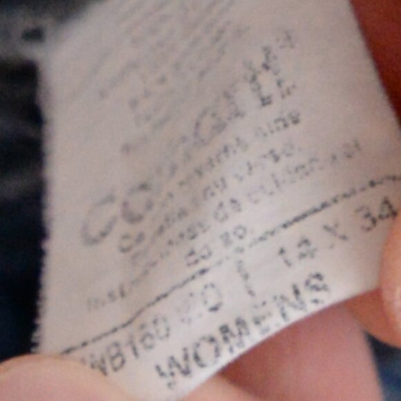 Vintage Carhartt Straight Leg Mid-Wash Denim Jeans 14X34 fit smaller like 10-12 - Picture 7 of 13